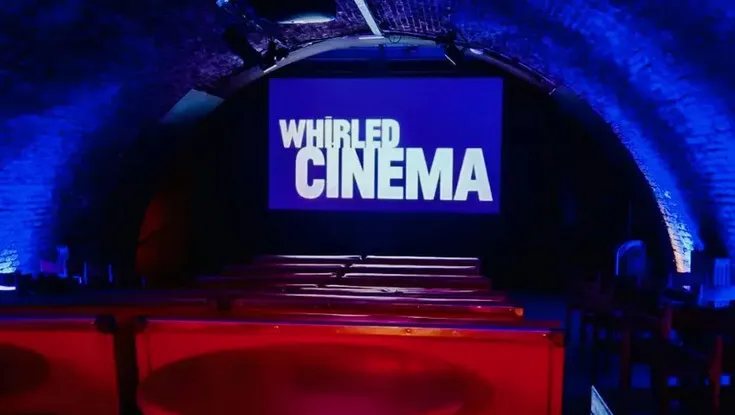 Whirled Cinema screen