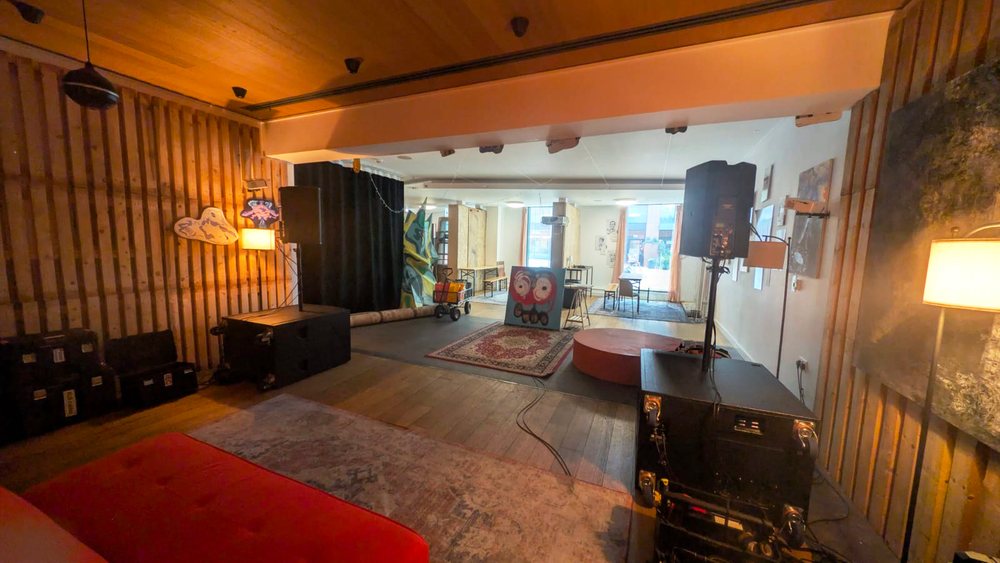 Inside The Foundry Collective — performance space